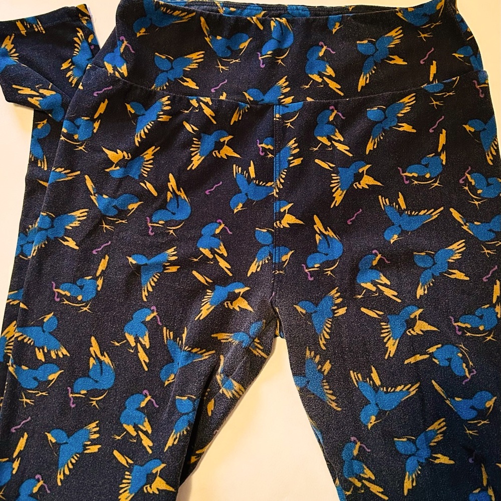 Lularoe Leggings-bird print